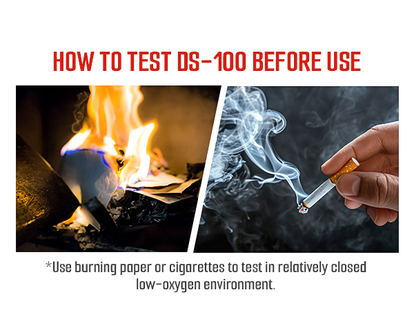 Use Burning paper or cigarettes to test in relatively closed low-oxygen environment.