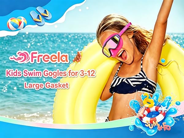 kids swim goggles for 3-14