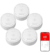 HEIMAN Smart Carbon Monoxide Detector, Wi-Fi Nano CO Alarm, UL 2034 4th Certified, Real-Time App ...