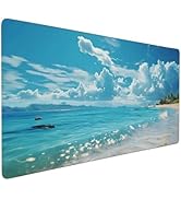 35.4 x 15.7 in, Waterproof XXL Large Mouse Pad for Desk, Extended Keyboard Mouse Mat for Computer...