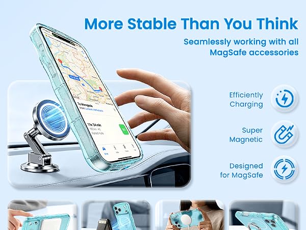 crystal Clear case transparent case magnetic case glitter case Glossy case cute case aesthetic case