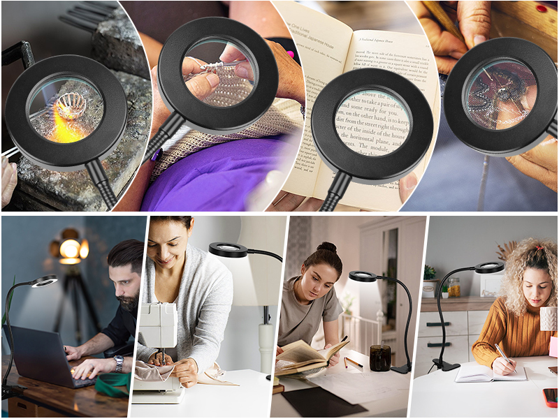 Use for Magnifying &amp; Lighting