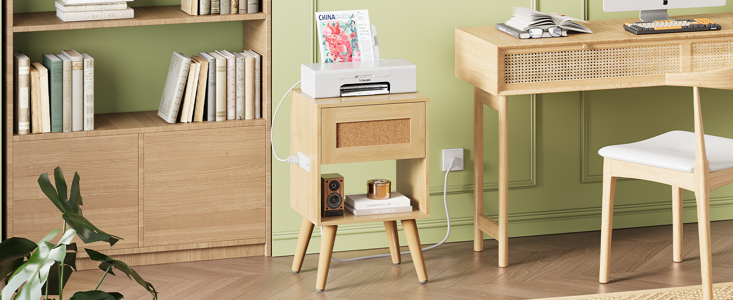 boho nightstands for home office