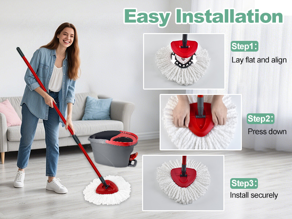 cedar mop replace head