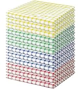 Nialnant 12 Pack Dish Rags for Washing Dishes,100% Cotton Soft Absorbent Quick Drying Dish Cloths...
