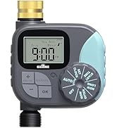 Sprinkler Timer for Garden Hose, Programmable Hose with Rain Delay/Manual/Automatic Irrigation Sy...