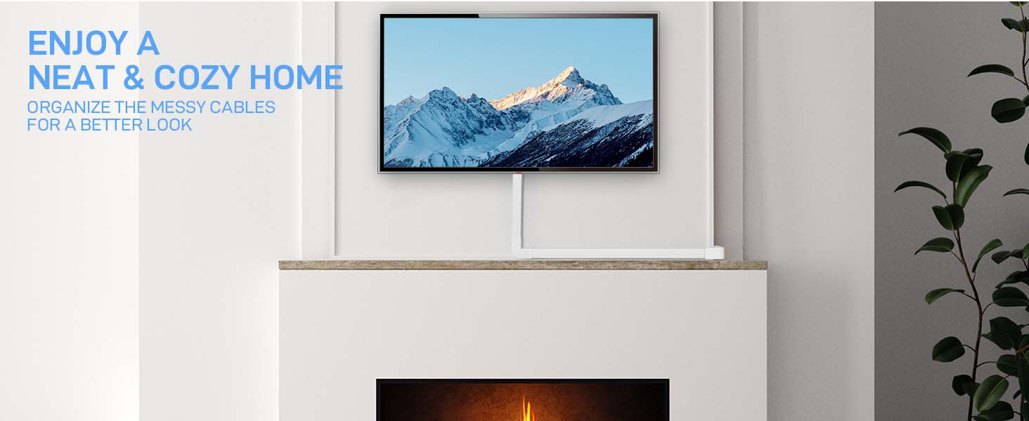 hide cords wall mounted tv;hide cords;cable cover;wire management;cord covers for wires on wall