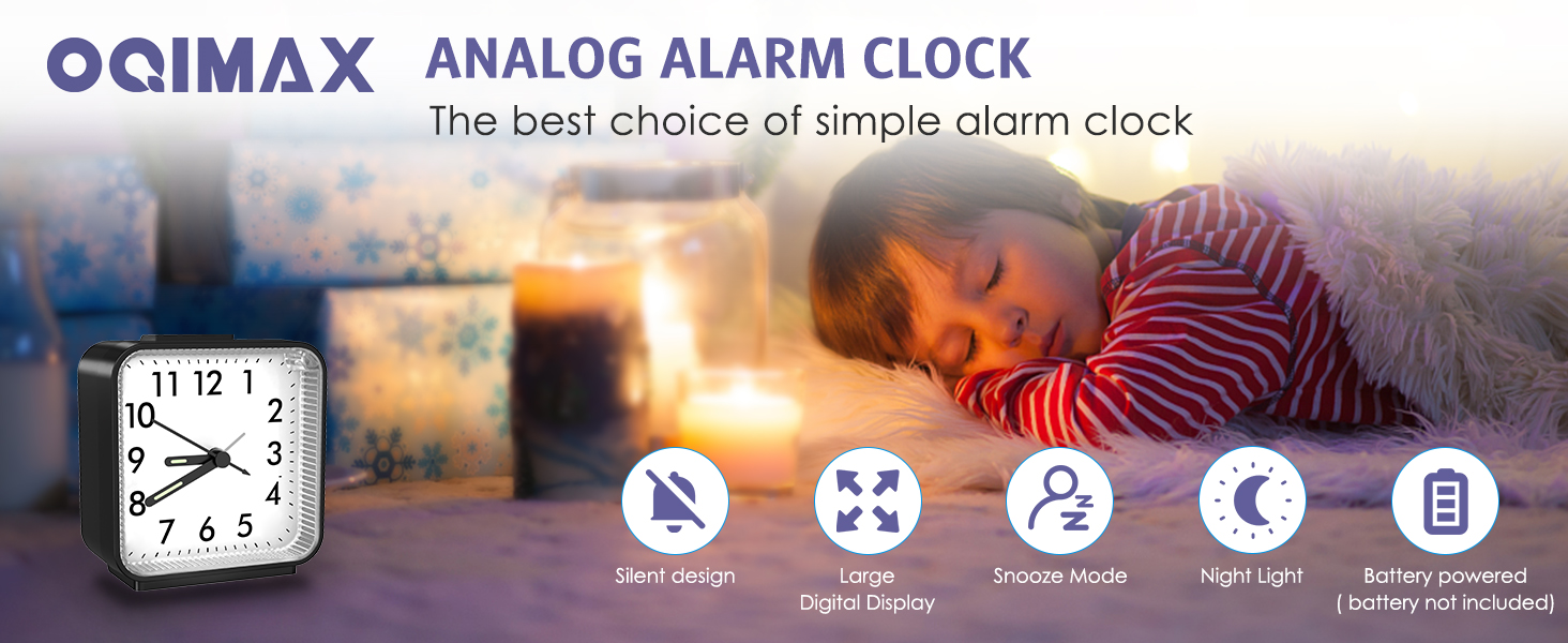 analog alarm clock