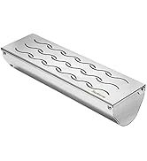 Skyflame Stainless Steel Smoker Box for Wood/Smoking Chips, Universal Barbecue Meat Smoking with ...
