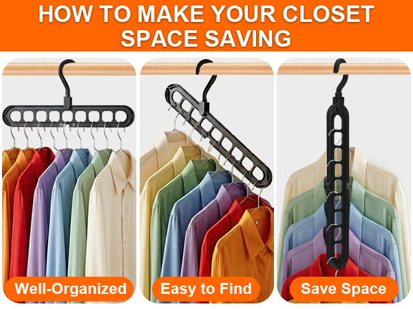closet organizers and storage space saving hangers for closet