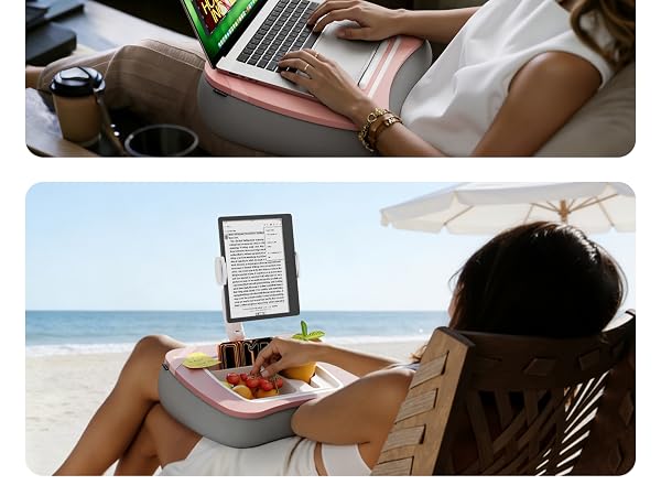 Kindle Pillow Stand &amp; Lap Desk Laptop pillow
