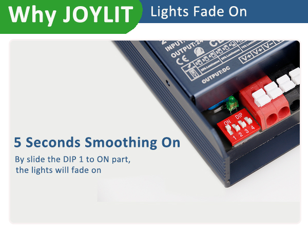 24v led power supply fading on
