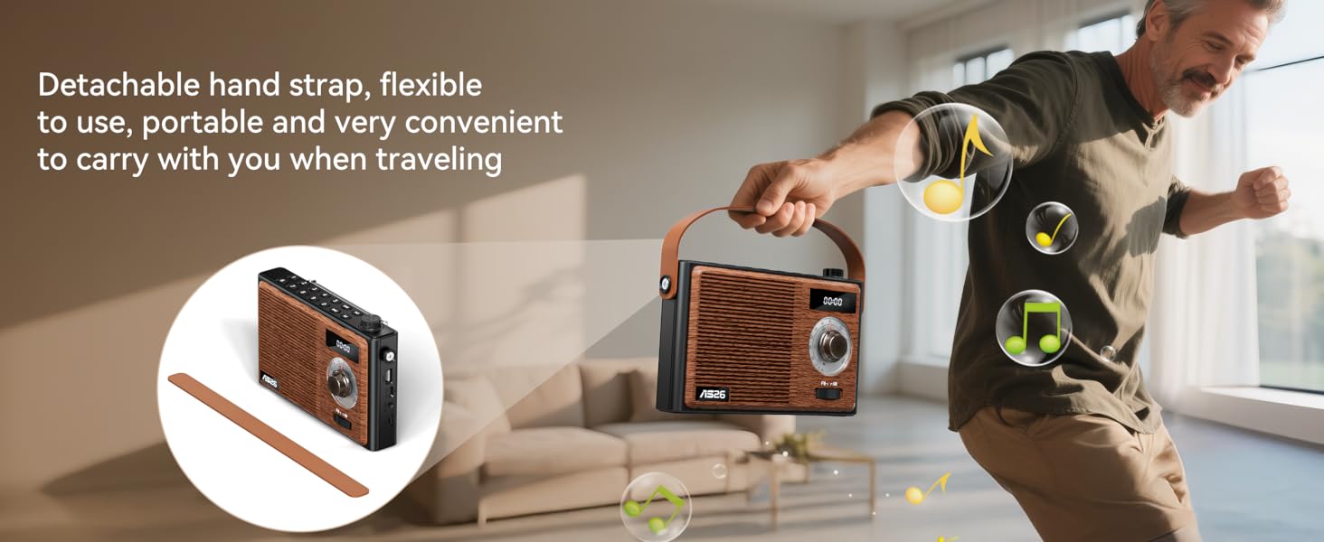 Portable Retro Bluetooth Speaker