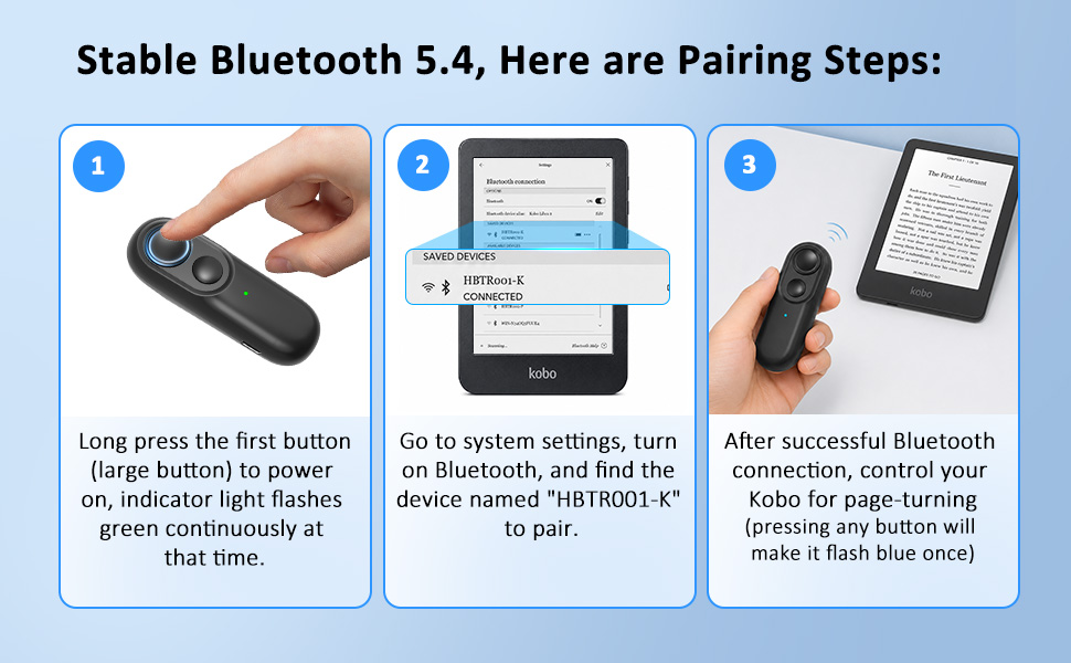 Kobo remote page turner