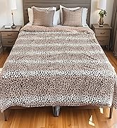 Electric Heated Blanket Throw Size 50"x60" - Microplush &amp; Sherpa Fabric Dual-Sided, 6 Heat Settin...