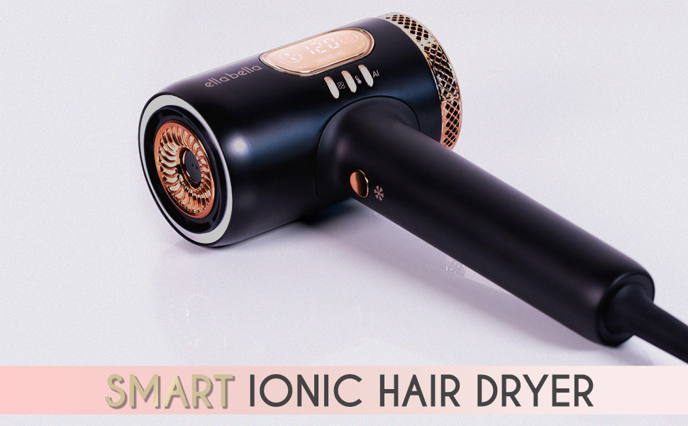 Professional Smart Ionic Hair Dryer with Diffuser