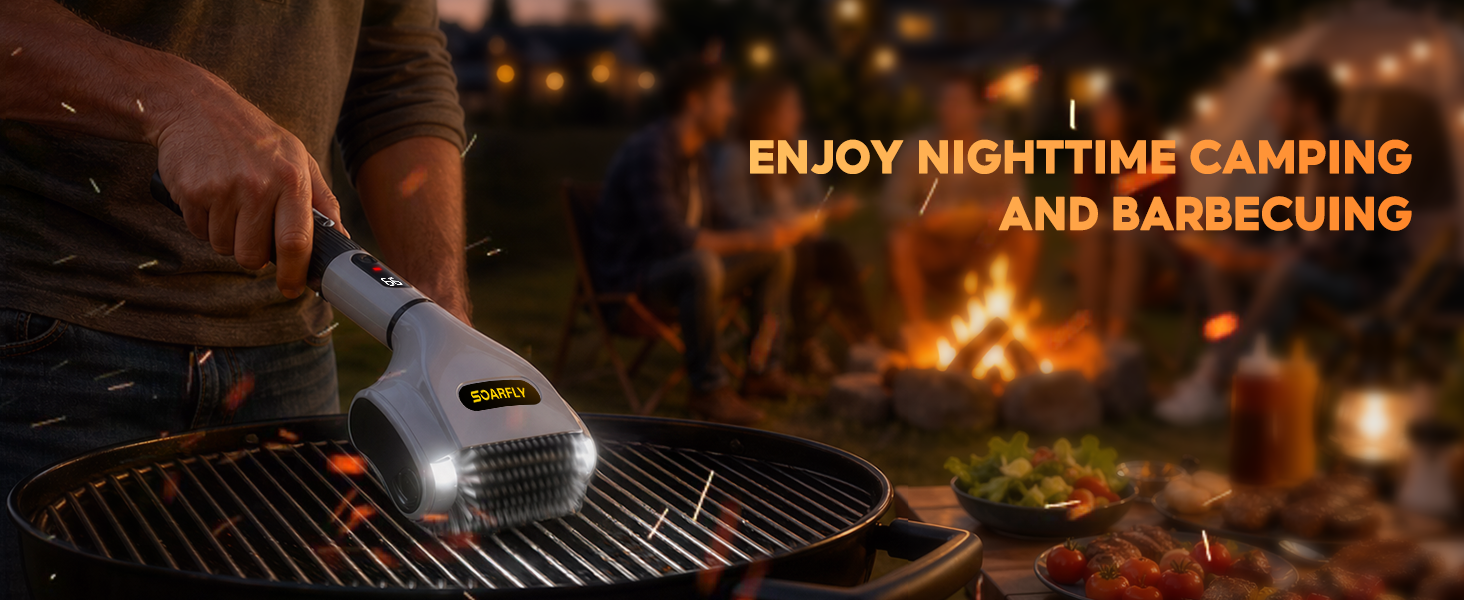 motorized grill brush
