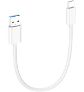 12 inch USB A to USB C Cable 1 ft,USB 3.1/3.2 Cable 10Gbps High Speed Data sync and QC 3.0 60W Fa...