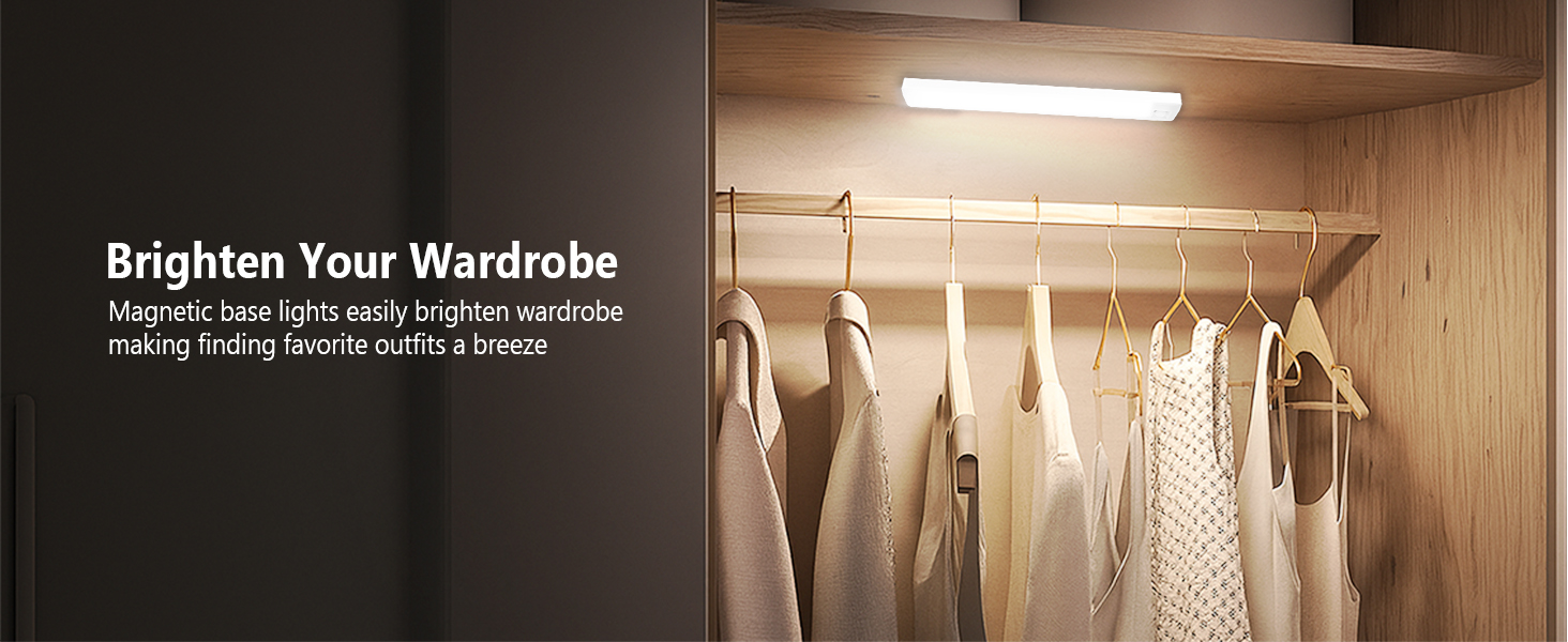 closet lights motion sensored