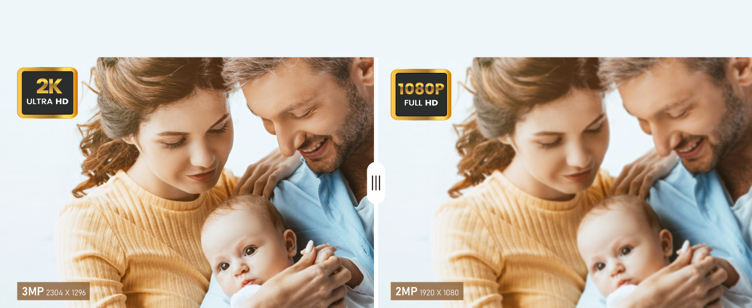 FS3 2K Ultra HD Pan &amp;amp; Tilt Indoor WiFi Security Camera_2K Resolution