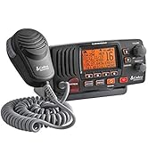 Cobra MR F57B Fixed Mount VHF Marine Radio – 25 Watt VHF, GPS Capability, Submersible, LCD Displa...