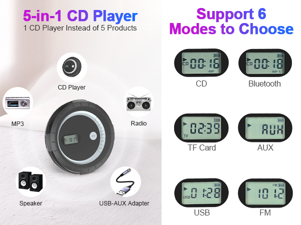multifunctional cd players for home