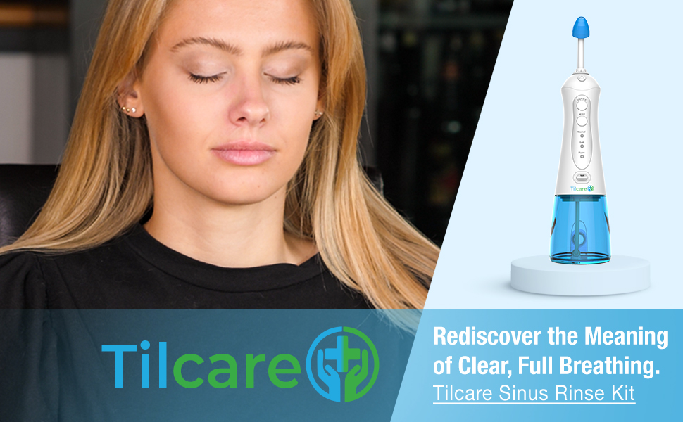 Unblock your sinus and experience clear, full breathing with Tilcare's sinus rinse kit.