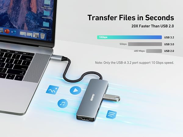usb drive with a usb port
