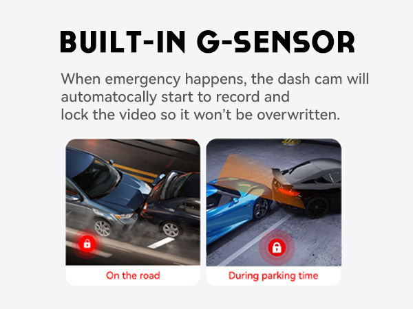 BUILT-IN G-SENSOR