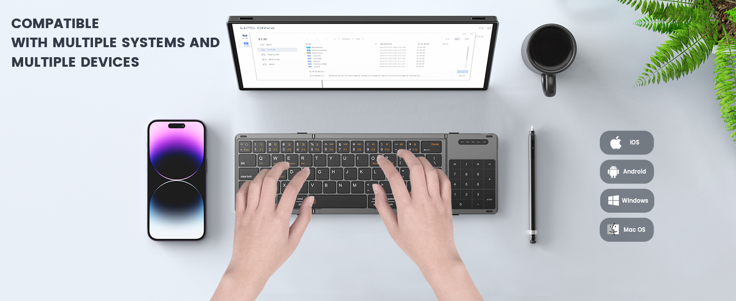 foldable bluetooth keyboard