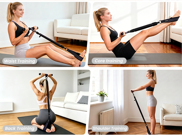 pedal resistance band with handle