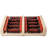 JobSite Boot Scraper - Outdoor Boot Brush Scrubber Brush - Compact, Portable Shoe Cleaner for Hom...