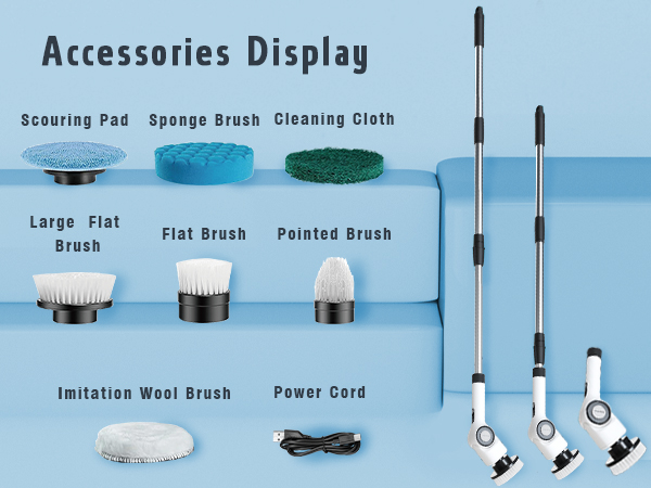 electric scrubber for cleaning