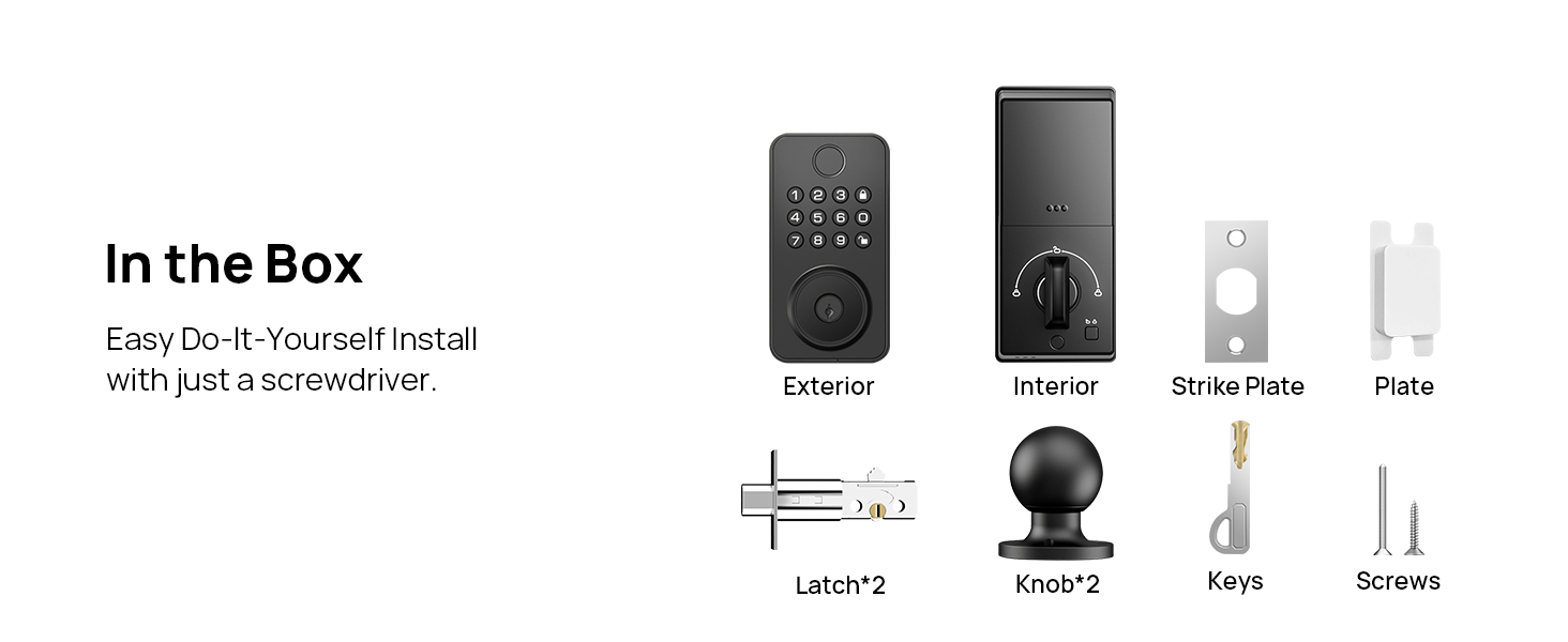 Keyless Entry Door Lock with Keypad