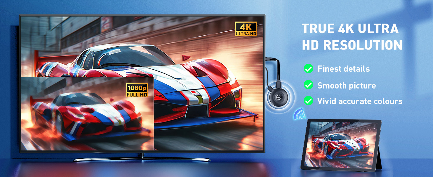 wireless hdmi dongle 4K