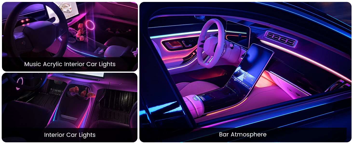 ambient led lights for car ambient lighting ambient lighting car interior acrylic led car light