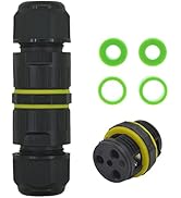 IP68 Outdoor Waterproof Electrical Wire Connector for 3.5-10mm Wire Diameter, (Max 17.5A, 450V), ...