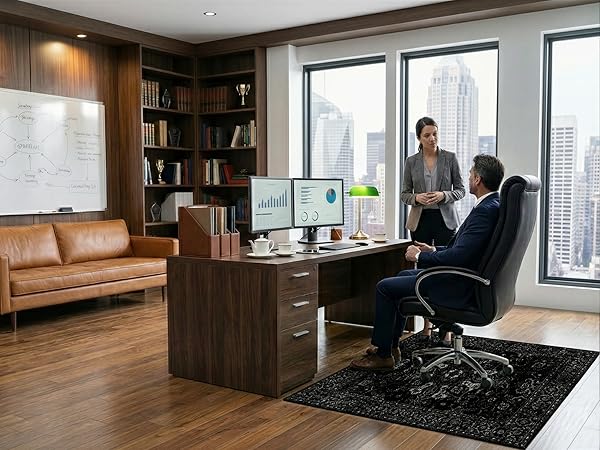 under desk rug for rolling chair