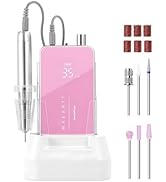 Makartt Nail Drill Professional: 60W 35000RPM Electric Nail File with Coreless Motor, 2 in 1 Desk...