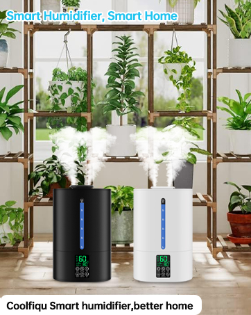 Cool and Warm Humidifiers for Baby and Plants Mist Top Fill Desk Humidifiers