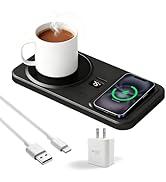 Coffee Mug Warmer Smart Cup Warmer for Office Desk,Multifunction Electric Beverage Warmer Plate,T...