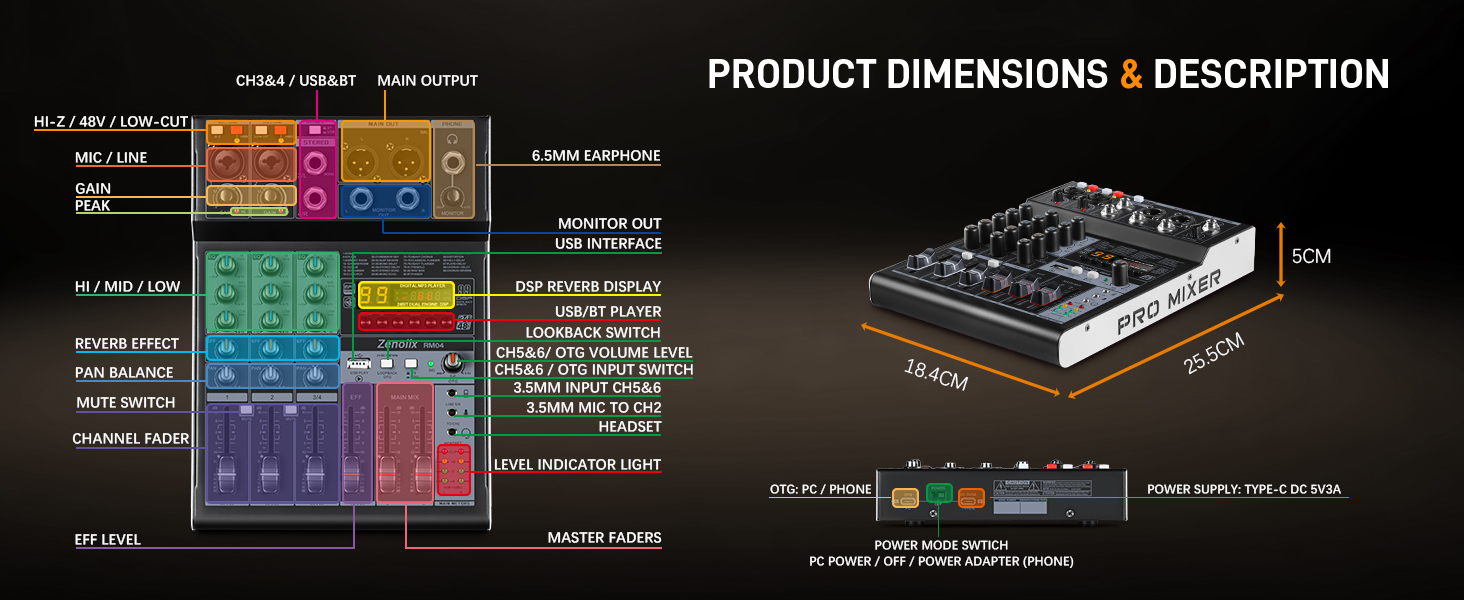 audio mixer dj mixer audio interface dj controller sound board dj board