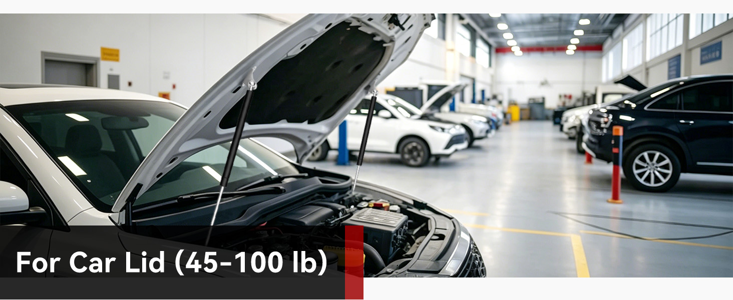 gas struts used For Car Lid (45-100 Ib)