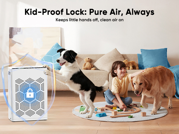 air purifier with child lock