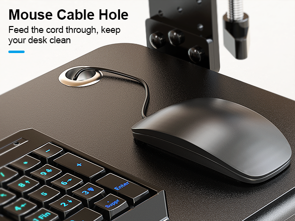 desk keyboard tray slide out