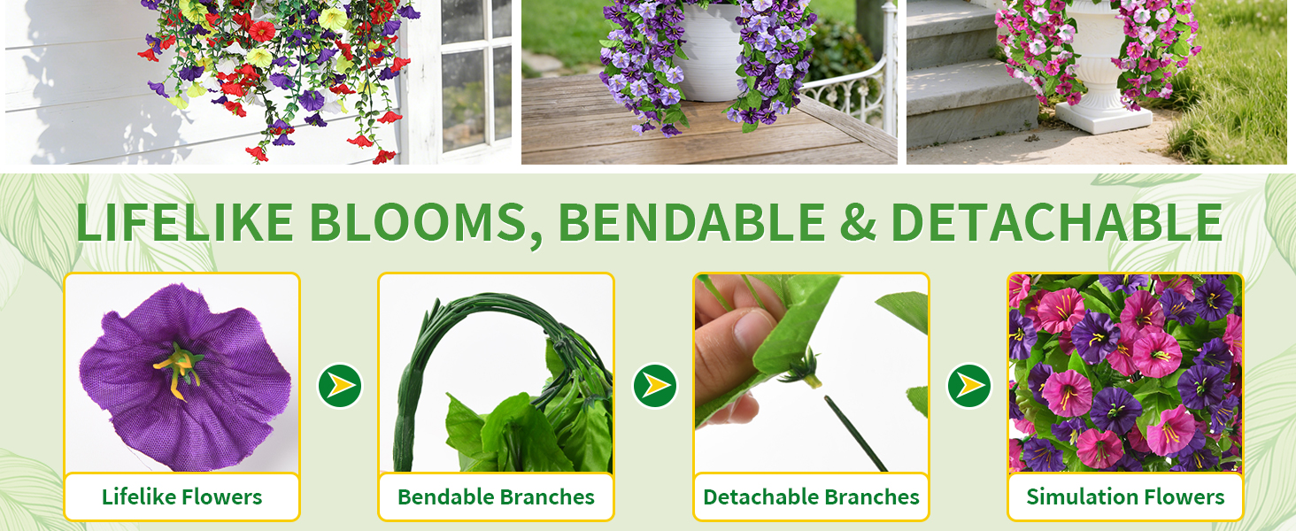 Artificial Flowers for Outdoor