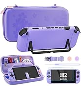 FUNDIARY Purple Sakura Travel Carrying Case for Nintendo Switch 2, Cute Accessories with Slim Por...