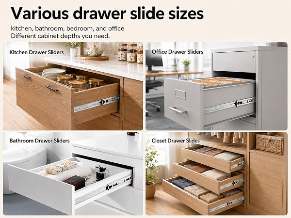 Gobrico SIde Mount Drawer Slides