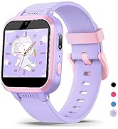 meoonley Kids Smart Watch with Puzzle Games HD Touch Screen Camera Video Music Player Pedometer A...