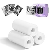 Kids Instant Print Camera Paper, Thermal Printing Refill Set for Kids Camera, Compatible with TYP...